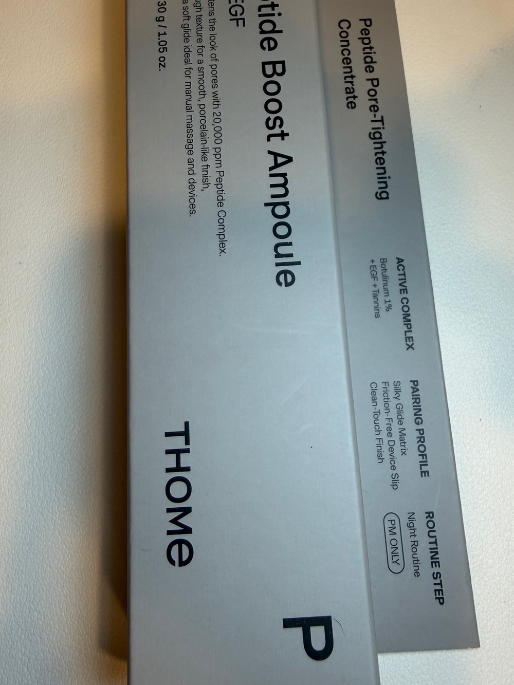 THOME Peptide Boost Ampoule with EGF Pore-Tightening Concentrate 30g